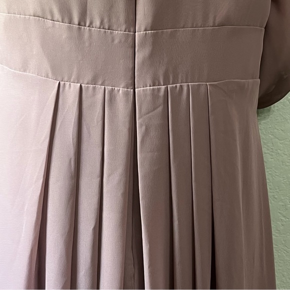 JJ’s HOUSE DRESS A- line Scoop Asymmetrical Chiffon Evening Dress - Picture 12 of 13